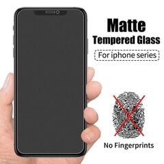 LCD apsauginis stikliukas Matte Apple iPhone 12 mini juodas kaina ir informacija | Apsauginės plėvelės telefonams | pigu.lt