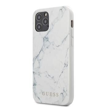 Guess dėklas skirtas Apple iPhone 12 Mini, Balta kaina ir informacija | Telefono dėklai | pigu.lt