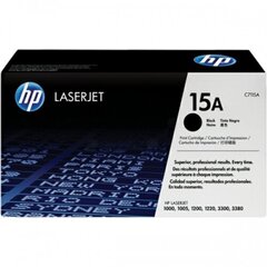 HP No.15A (C7115A), черный картридж цена и информация | Картриджи для лазерных принтеров | pigu.lt