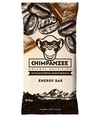 Energinis batonėlis Chimpanzee šokolado ir espreso skonio, 55 g kaina ir informacija | Funkcinis maistas (supermaistas) | pigu.lt