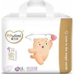 Sauskelnės Mulimi XXL 15+kg 34vnt kaina ir informacija | Sauskelnės | pigu.lt