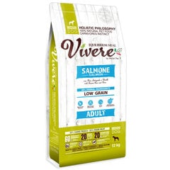 Корм Vivere Holsitic для собак средних пород, лосось, 12 кг цена и информация |  Сухой корм для собак | pigu.lt