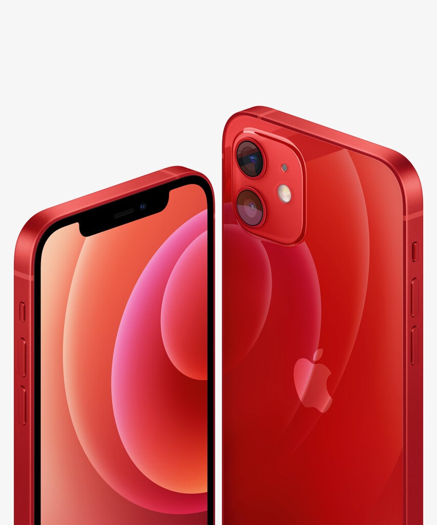 Apple iPhone 12 64GB (PRODUCT)RED MGJ73ET/A цена и информация | Mobilieji telefonai | pigu.lt