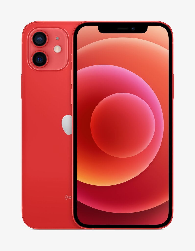 Apple iPhone 12 64GB (PRODUCT)RED MGJ73ET/A цена и информация | Mobilieji telefonai | pigu.lt