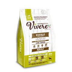 Корм Vivere Holistic для собак средних пород, буйвол, 3 кг цена и информация |  Сухой корм для собак | pigu.lt