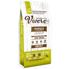 Корм Vivere Holistic для собак средних пород, буйвол, 12 кг цена и информация |  Сухой корм для собак | pigu.lt