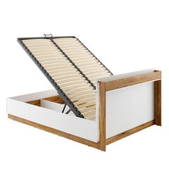 Кровать Selsey Montroy 140x200 см, белая цена и информация | Кровати | pigu.lt