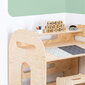 Vaikiškas rašomasis stalas su kėde Selsey Batria, rudas kaina ir informacija | Vaikiškos kėdutės ir staliukai | pigu.lt
