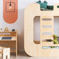 Dviaukštė lova Selsey Batria vaikiškas namelis 80 x 200 cm, ruda kaina ir informacija | Lovos | pigu.lt