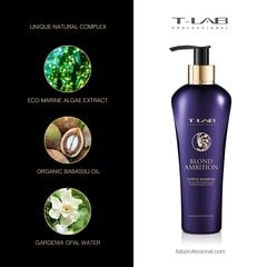 Šampūnas šviesiems plaukams T-LAB Professional Blond Ambition Purple Shampoo, 300 ml kaina ir informacija | Šampūnai | pigu.lt