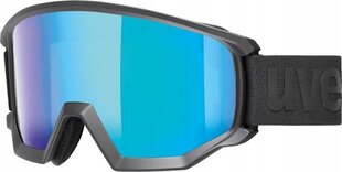 Лыжные очки UVEX Athletic CV S2, чёрные/синие цена и информация | Лыжные очки | pigu.lt