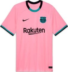 Marškinėliai Nike FC Barcelona, XL, rožiniai kaina ir informacija | Futbolo apranga ir kitos prekės | pigu.lt