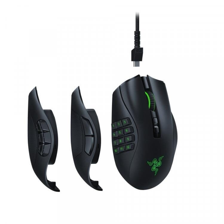 Razer Naga Pro, Juoda kaina ir informacija | Pelės | pigu.lt