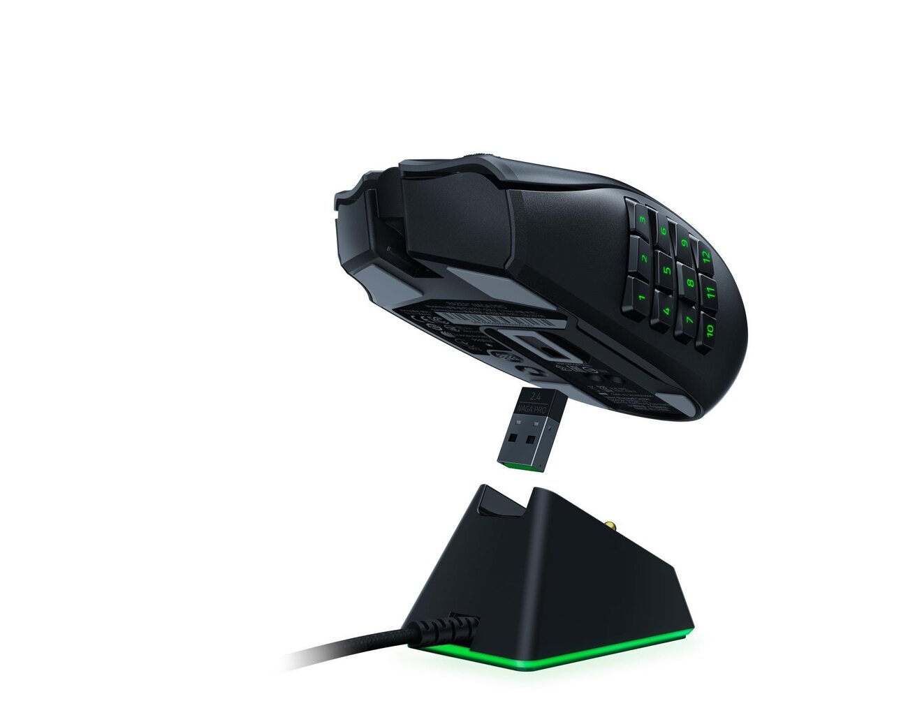 Razer Naga Pro, Juoda kaina ir informacija | Pelės | pigu.lt