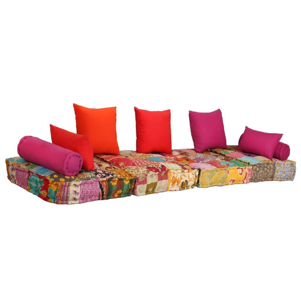 Dvivietė modulinė sofa lova, skiautinis dizainas kaina ir informacija | Sofos | pigu.lt
