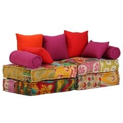 Dvivietė modulinė sofa lova, skiautinis dizainas цена и информация | Диваны | pigu.lt