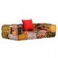 Dvivietė modulinė sofa su porankiais, skiautinis dizainas kaina ir informacija | Sofos | pigu.lt