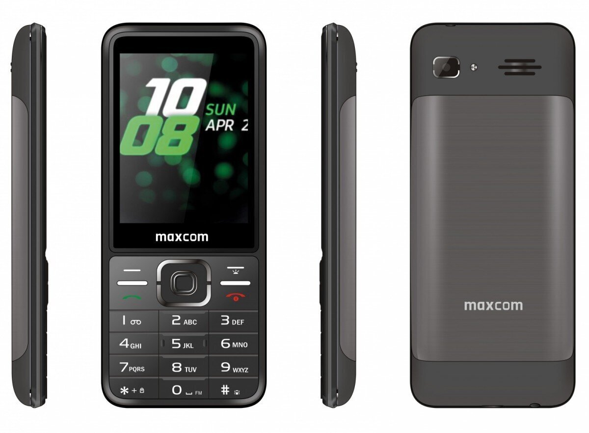 Maxcom MM244 Classic, Dual SIM, Black цена и информация | Mobilieji telefonai | pigu.lt