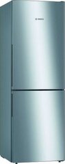 Холодильник с морозильной камерой Bosch Serie 4 KGV33VLEA Отдельностоящий 289 L E Нержавеющая сталь цена и информация | Bosch Холодильники и морозильные камеры | pigu.lt