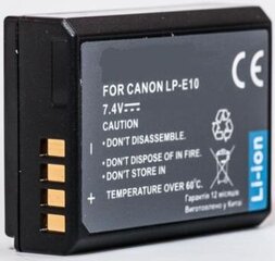 Canon, baterija LP-E10, 7.4V, 960mAh, Li цена и информация | Extra Digital Мобильные телефоны, Фото и Видео | pigu.lt