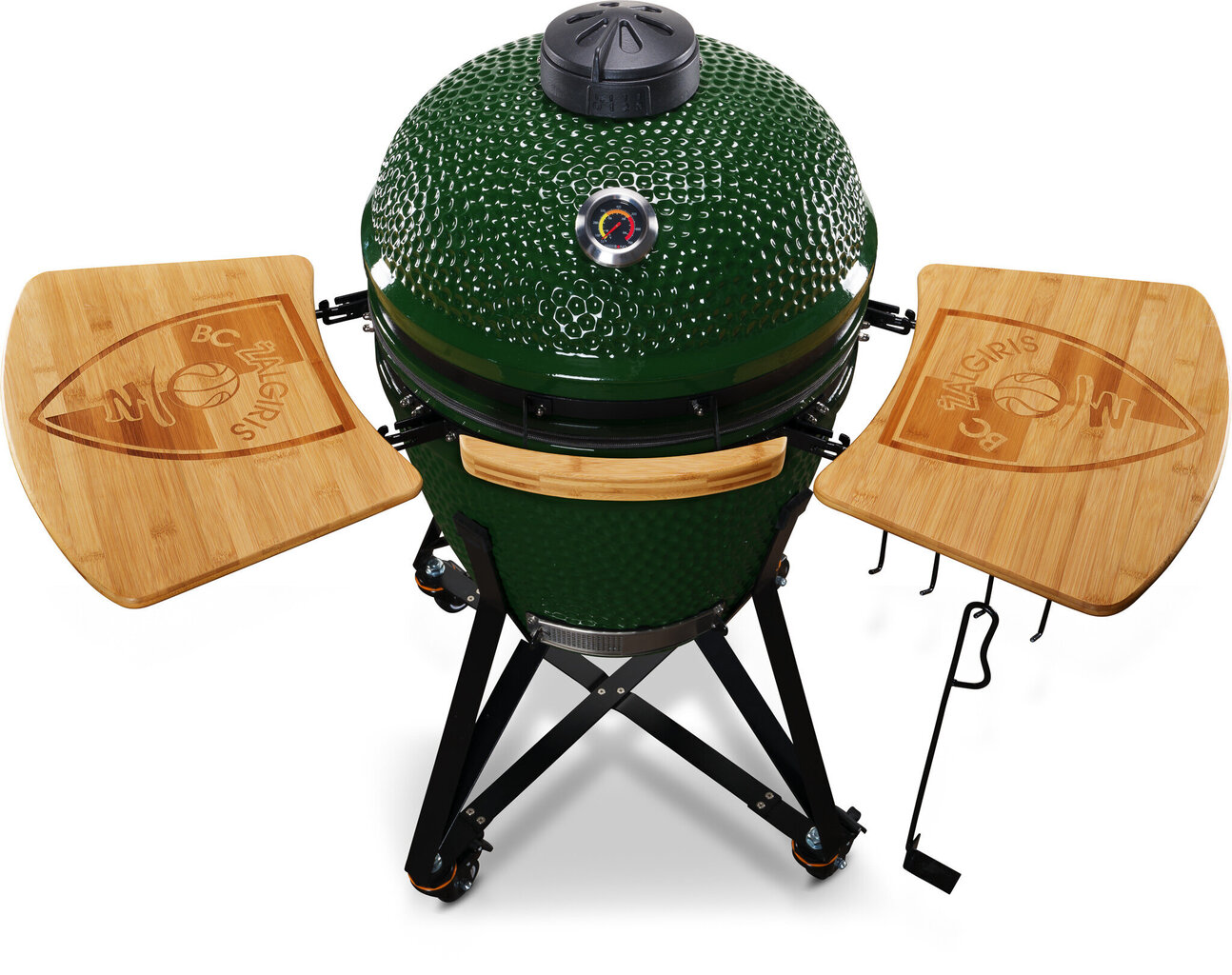 Keraminė kepsninė KAMADO BONO Žalgiris Edition, 55 cm kaina ir informacija | Kepsninės, griliai | pigu.lt