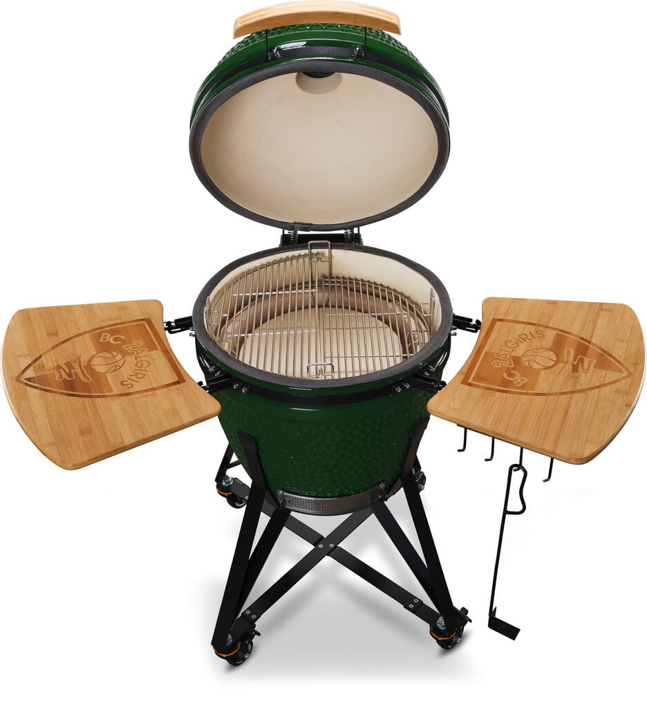 Keraminė kepsninė KAMADO BONO Žalgiris Edition, 55 cm kaina ir informacija | Kepsninės, griliai | pigu.lt