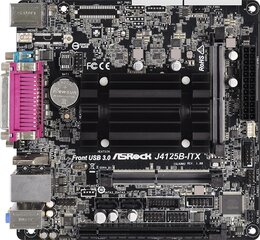 ASRock J4125B-ITX, Mini ITX, DDR4 (90-MXBCH0-A0UAYZ) kaina ir informacija | Pagrindinės plokštės | pigu.lt