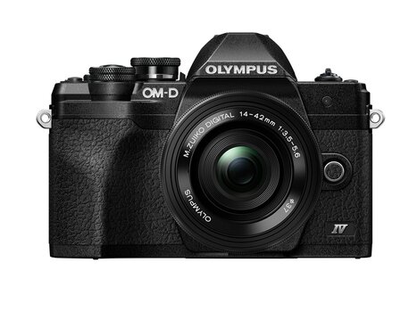 Olympus OM-D E-M10 Mark IV + ED 14-42mm EZ PANCAKE (Black) kaina ir informacija | Skaitmeniniai fotoaparatai | pigu.lt