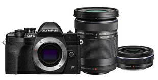 Olympus OM-D E-M10 Mark IV + ED 14-42mm EZ PANCAKE + ED 40-150mm F4‑5.6 R (Black) kaina ir informacija | Skaitmeniniai fotoaparatai | pigu.lt