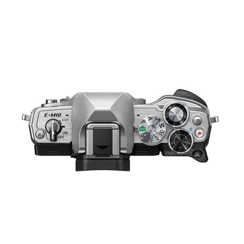 Olympus OM-D E‑M10 Mark IV + ED 14-42mm + ED 40-150mm Zilver kaina ir informacija | Skaitmeniniai fotoaparatai | pigu.lt