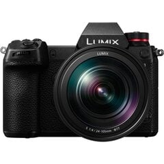 Panasonic Lumix DC-S1 + LUMIX S 24-105mm F4 MACRO O.I.S. (S-R24105) (Black) kaina ir informacija | Panasonic Foto įranga | pigu.lt