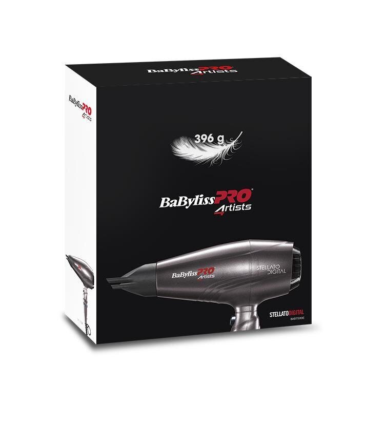 BaByliss Pro Stellato Digital BAB7500IE kaina ir informacija | Plaukų džiovintuvai | pigu.lt
