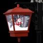 Kalėdinis gatvės šviestuvas, raudonas kaina ir informacija | Dekoracijos šventėms | pigu.lt