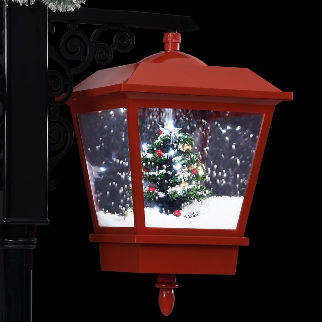 Kalėdinis gatvės šviestuvas, raudonas kaina ir informacija | Dekoracijos šventėms | pigu.lt