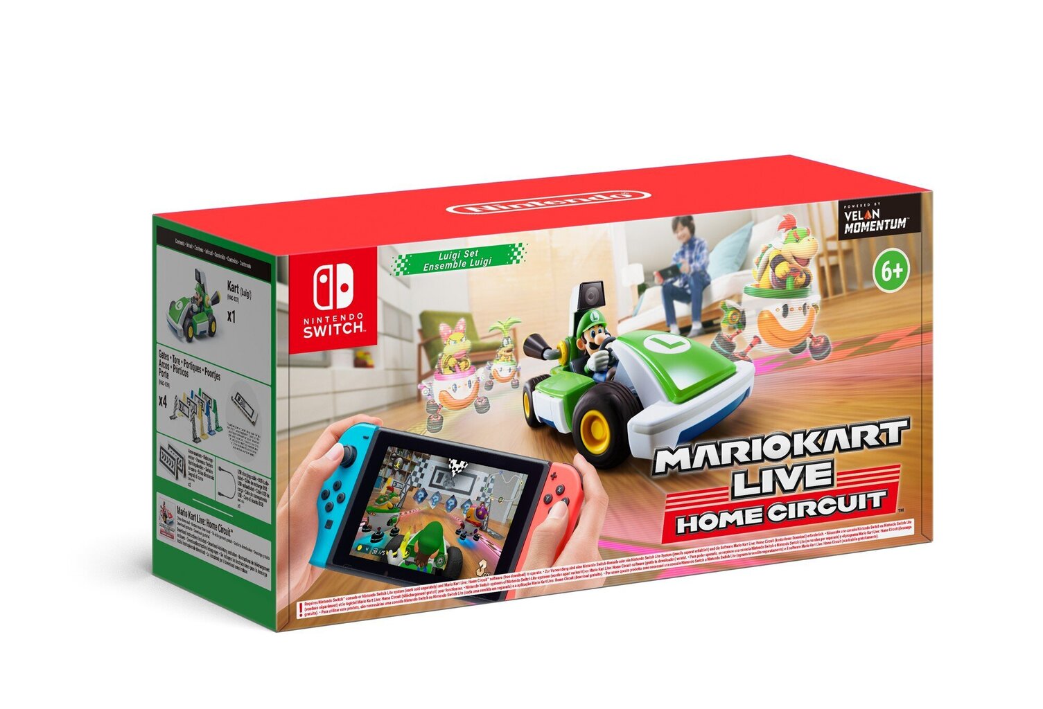 Nintendo Mario Kart Live Home Circuit LUIGI kaina ir informacija | Žaidimų kompiuterių priedai | pigu.lt