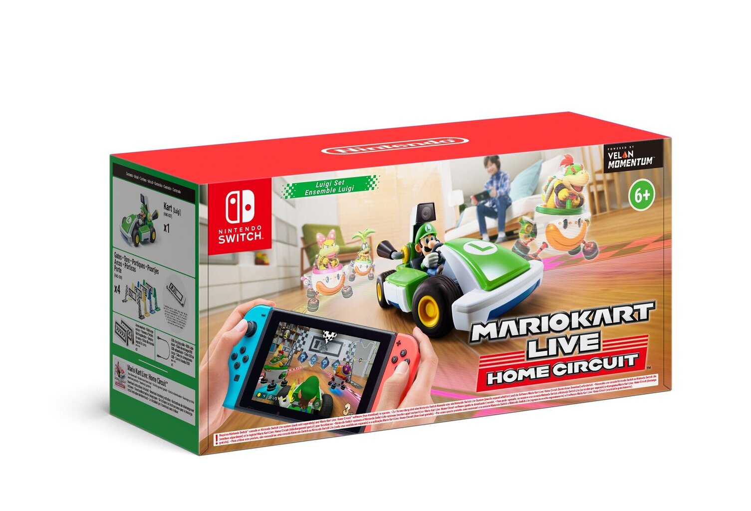 Nintendo Mario Kart Live Home Circuit LUIGI цена и информация | Žaidimų kompiuterių priedai | pigu.lt