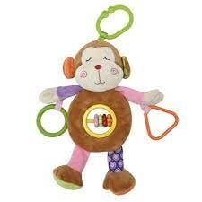 Pakabinamas žaislas Lorelli Beždžionė 24cm kaina ir informacija | Žaislai kūdikiams | pigu.lt