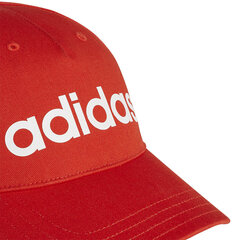 Кепка с козырьком женская Adidas Daily Cap OSFM GE1163, красная цена и информация | Женские шапки | pigu.lt