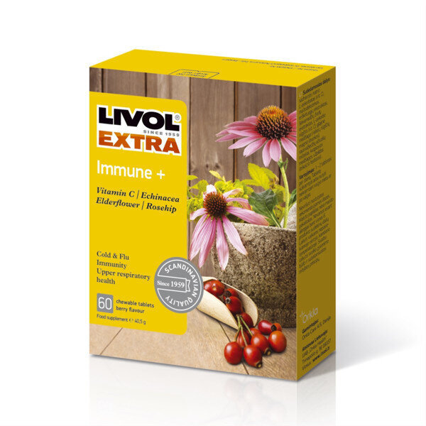 Maisto papildas Livol Extra Immune +, 60 tabl. kaina | pigu.lt