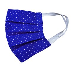 Многоразовая маска, 2 слоя (One size) "Tracht Polka Blau" цена и информация | Первая помощь | pigu.lt