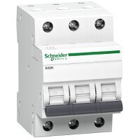 Modulinis automatinis jungiklis Schneider Electric Acti9 K60N, 3P 20A C 6kA цена и информация | Выключатели, розетки | pigu.lt