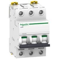 Modulinis automatinis jungiklis Schneider Electric Acti9 iC60N, 3P 10A C 6kA цена и информация | Выключатели, розетки | pigu.lt