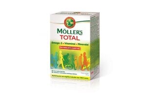 Maisto papildas Moller's Total, 28 + 28 tabletės цена и информация | Витамины, пищевые добавки, препараты для иммунитета | pigu.lt