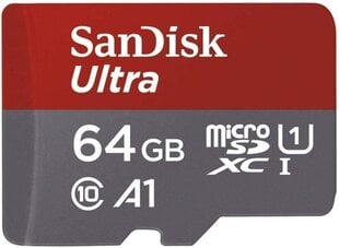 MEMORY MICRO SDXC 64GB UHS-I/SDSQUA4-064G-GN6IA SANDISK kaina ir informacija | Atminties kortelės telefonams | pigu.lt