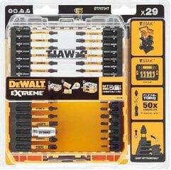 Sukimo antgalių rinkinys Dewalt flextorq DT70734T, 29 vnt. kaina ir informacija | Mechaniniai įrankiai | pigu.lt