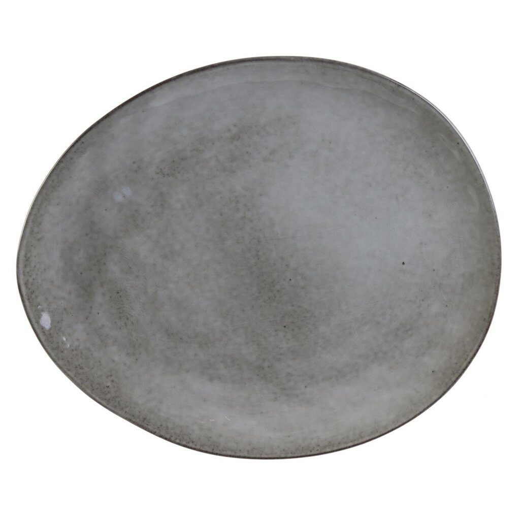 Galet akmens masės pietų lėkštė 27.5x23cm, pilka kaina ir informacija | Indai, lėkštės, pietų servizai | pigu.lt