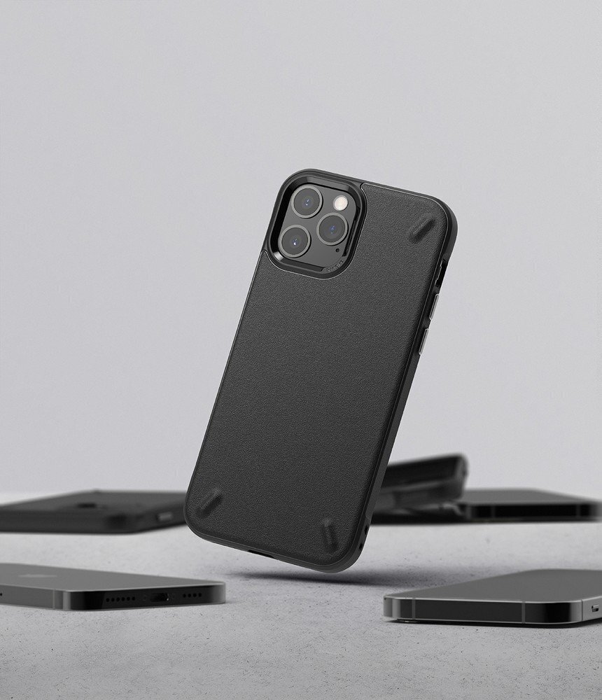 Dėklas telefonui Ringke Onyx Durable skirtas iPhone 12 Pro Max, juoda цена и информация | Telefono dėklai | pigu.lt