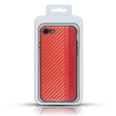 Чехол Mulsae Carbon для Huawei P30, красный цена и информация | Чехлы для телефонов | pigu.lt