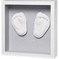 Rinkinys kūdikio pėdutei Baby Art "My little steps hello color grey" цена и информация | Antspaudai kūdikiams | pigu.lt