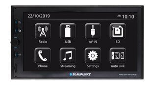 Blaupunkt Amsterdam 290 BT цена и информация | Автомагнитолы, мультимедиа | pigu.lt